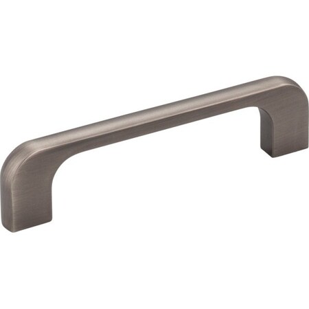 Jeffrey Alexander 96 mm Center-to-Center Brushed Pewter Alvar Cabinet Pull 264-96BNBDL